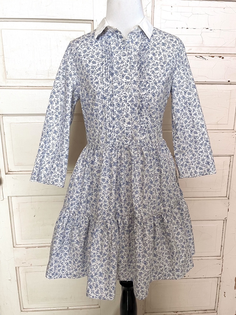 English Factory Floral Ruffle Mini Dress